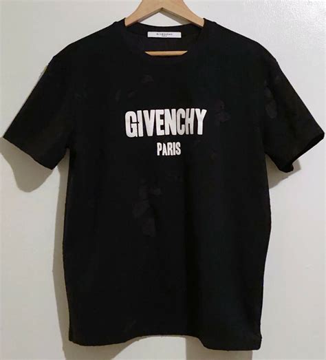 mens givenchy t shirt etsy|Givenchy distressed t shirt.